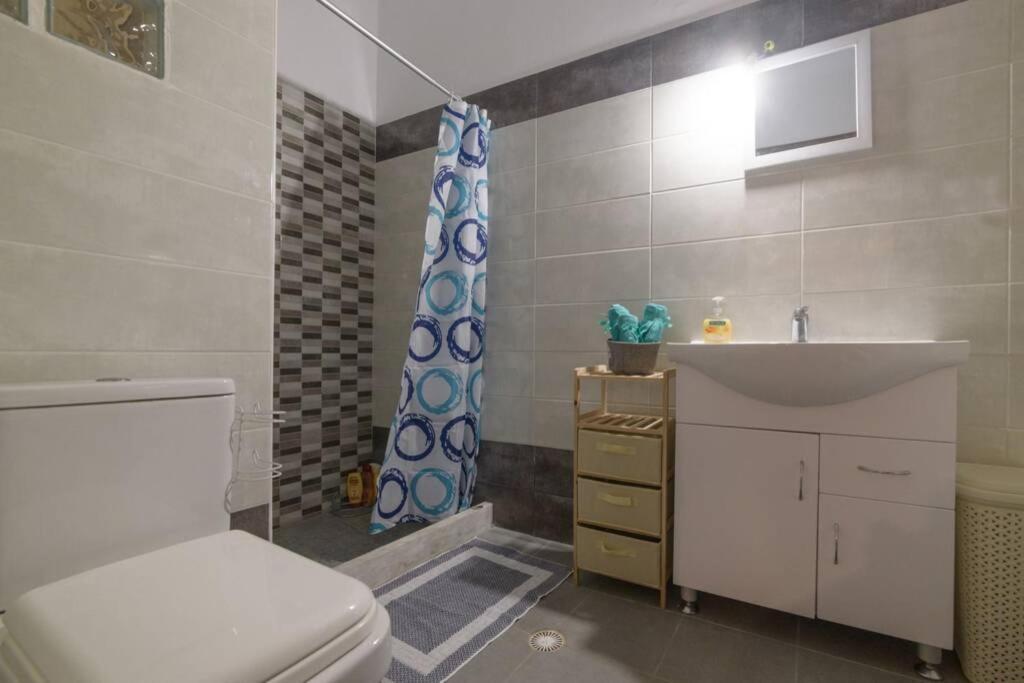 Bright Newly Renovated Apt Near Beach & Center+Ac Anemomylos Экстерьер фото