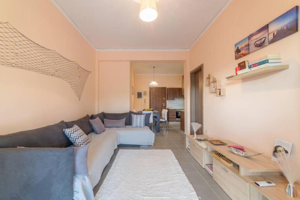 Bright Newly Renovated Apt Near Beach & Center+Ac Anemomylos Экстерьер фото